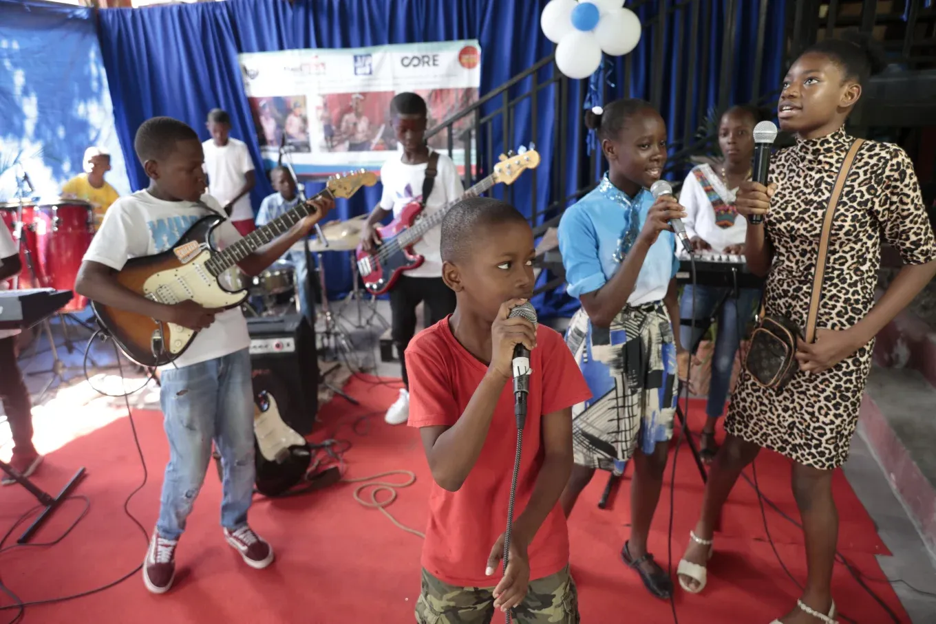 Hope amidst chaos: Haitian students find refuge in music