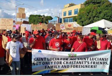 St. Lucian Opposition Protests Against COVID-19 Bill
