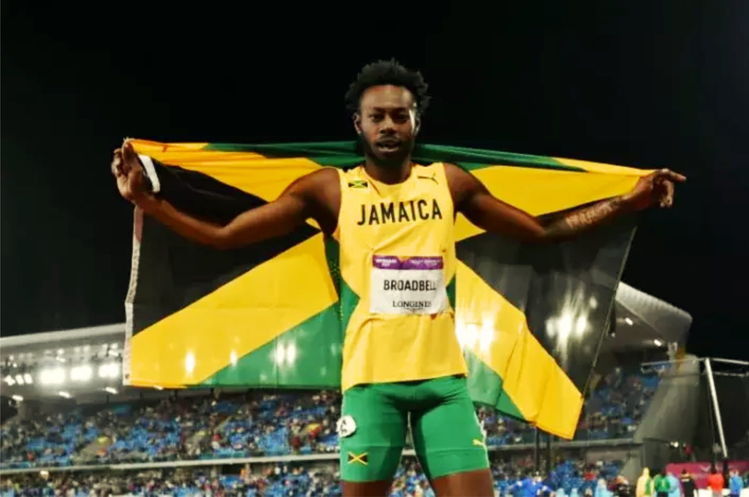 Rasheed Broadbell Storms to Facile Victory in 110m Hurdles at Commonwealth Games