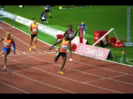 Rasheed Broadbell upsets Olympic champion Holloway for third-straight Lausanne victory