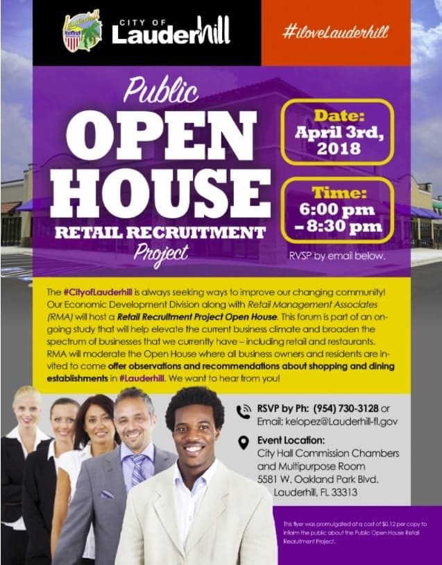 Lauderhill Economic Development initiative to attract new businesses