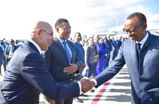 Rwanda’s president arrives for first official State visit to deepen relations with Jamaica and CARICOM