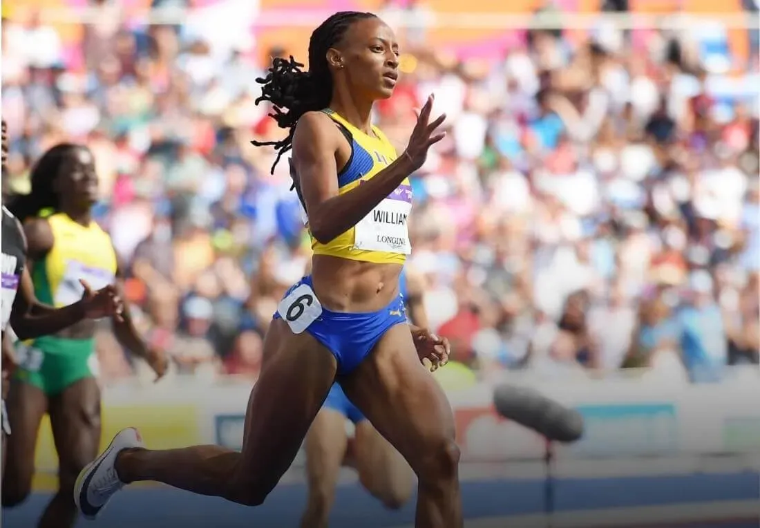 Barbados honors track sensation Sada Williams with airport mural, billboard