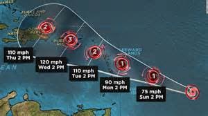 Tropical Storm Maria threatens Eastern Caribbean islands
