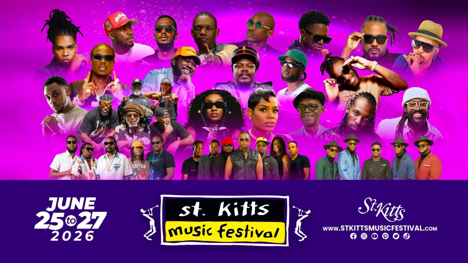 Fantasia, Beres Hammond, and Mavado among confirmed acts for St. Kitts Music Festival 2026
