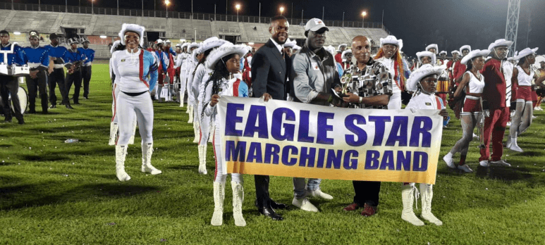 Olympic Anthem echoes through Catherine Hall in spectacular marching band showcase