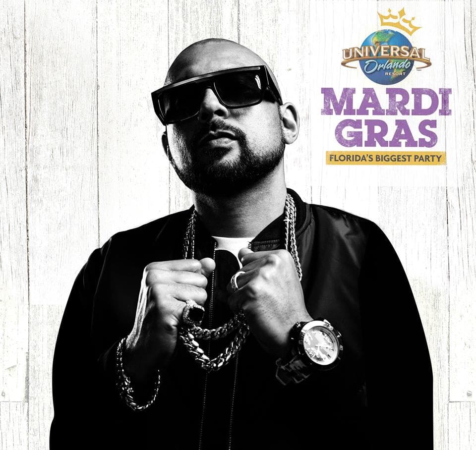Sean Paul to Kick Off Universal’s Mardi Gras Celebration in Orlando
