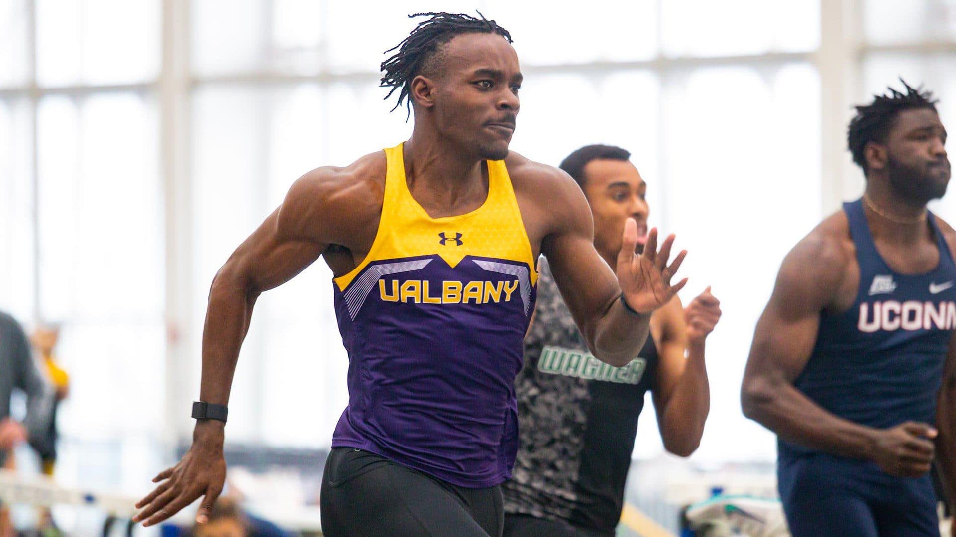 University of Albany claims men’s and women’s titles led by Jamaican sprinters Williams and Clarke