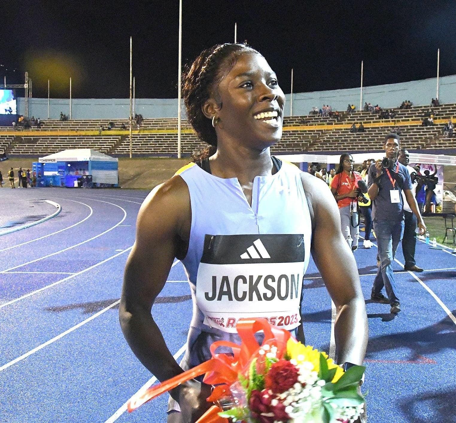Jackson believes she’s on the right path to 10.6secs