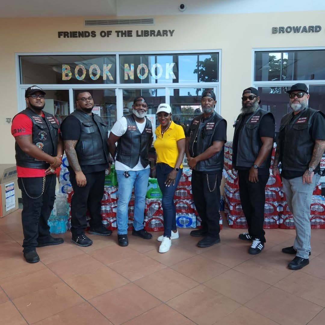 Heavy Breathers Motorcycle Club Miami delivers major aid for Jamaica