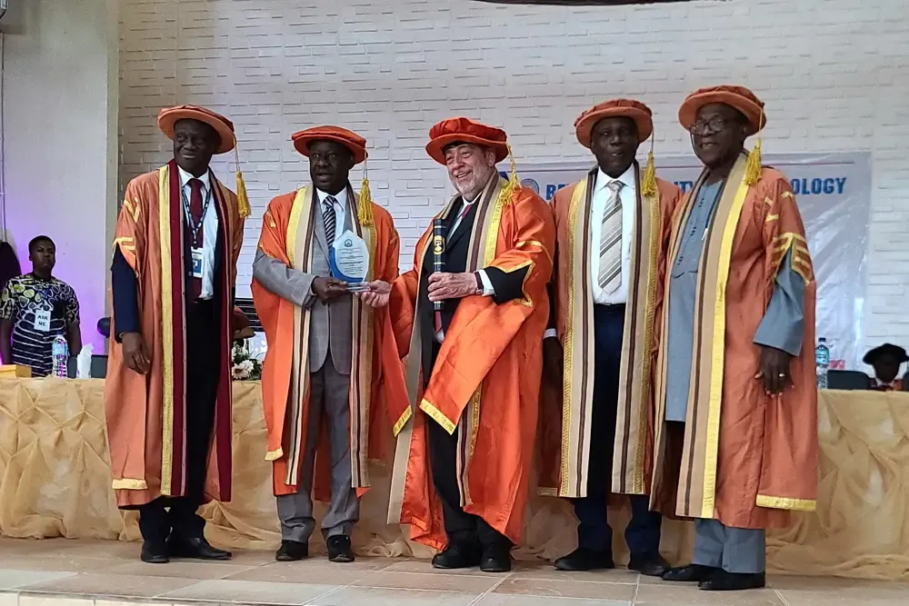 St. Vincent's PM receives honorary degree from Nigerian institution
