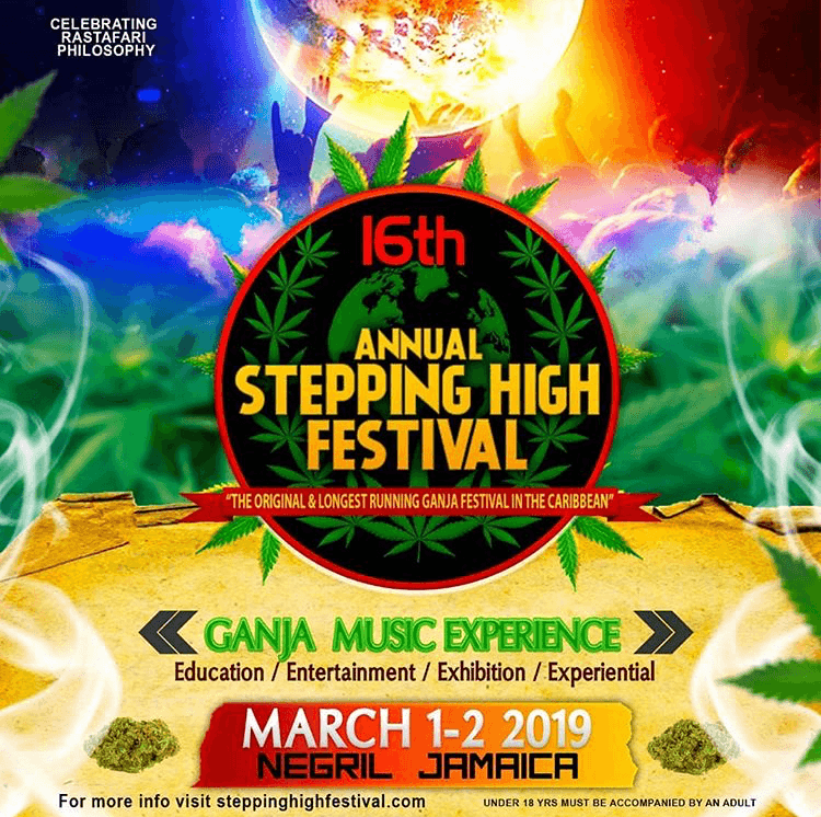 Stepping High Ganja Festival comes to Negril March 1-2