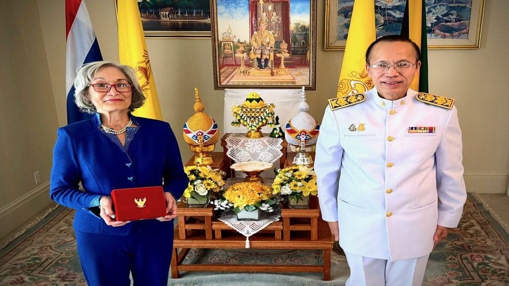 Thalia Lyn recognized with prestigious Thai honor for exceptional service