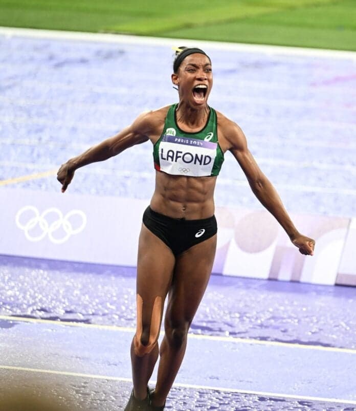 Dominica’s National Bank gifts Olympic champion Lafond-Gadson EC$150k