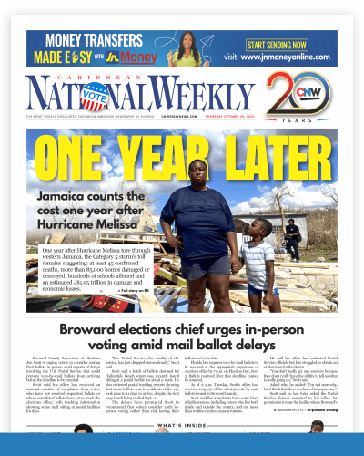 Caribbean National Weekly October 29, 2026