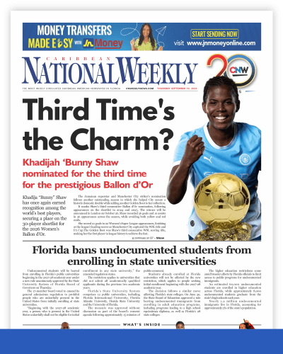 Caribbean National Weekly September 10, 2026