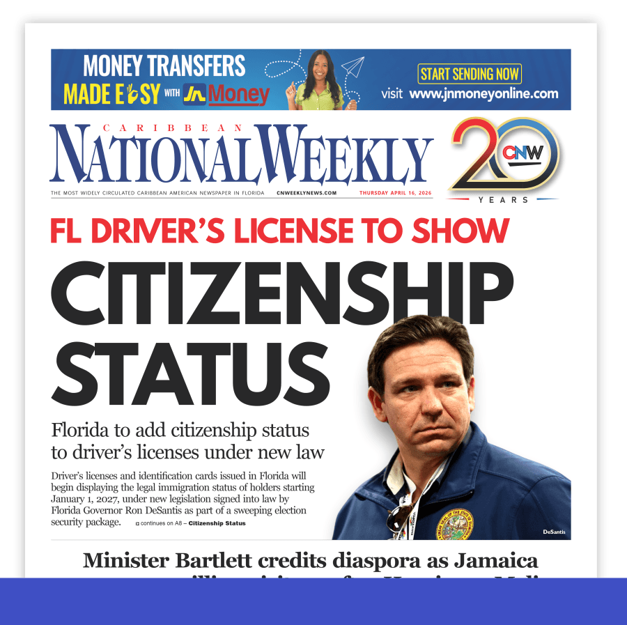 Caribbean National Weekly April 16, 2026