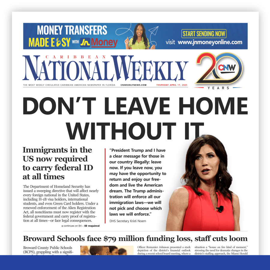 Caribbean National Weekly April 17, 2025