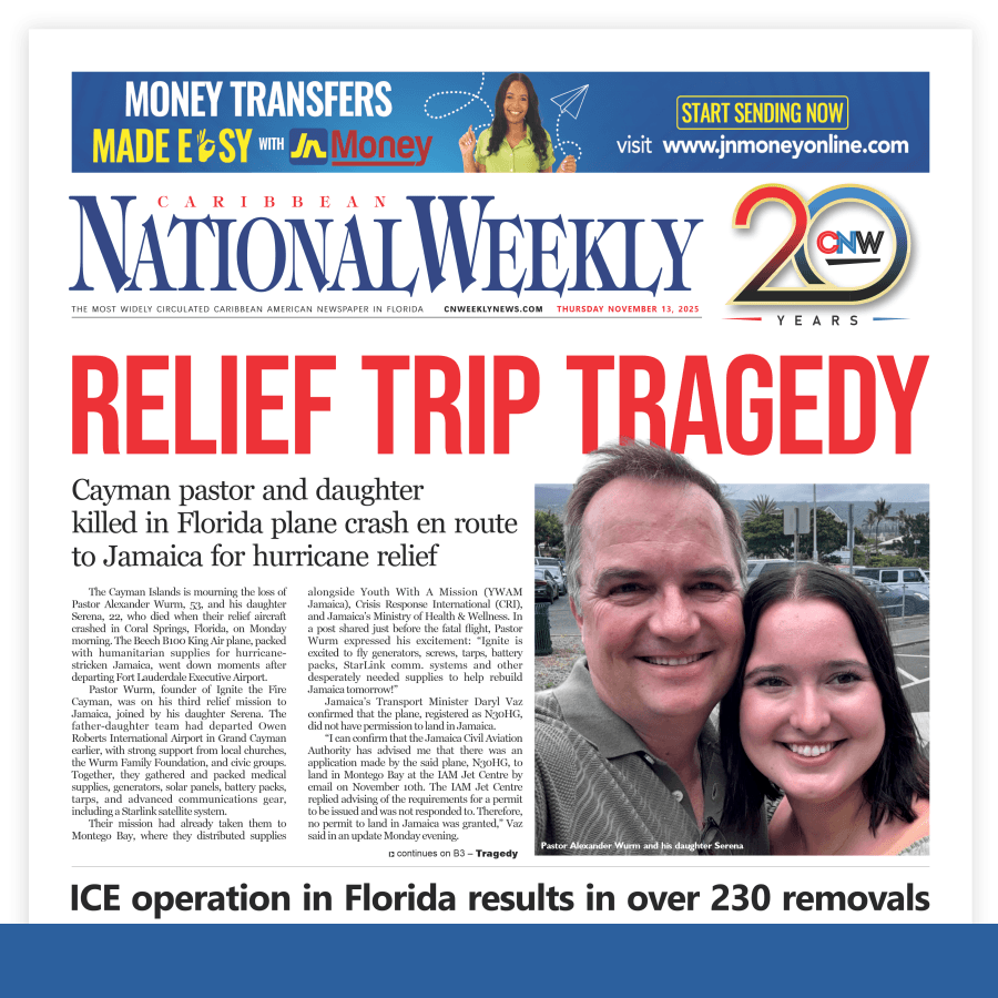 Caribbean National Weekly November 13, 2025