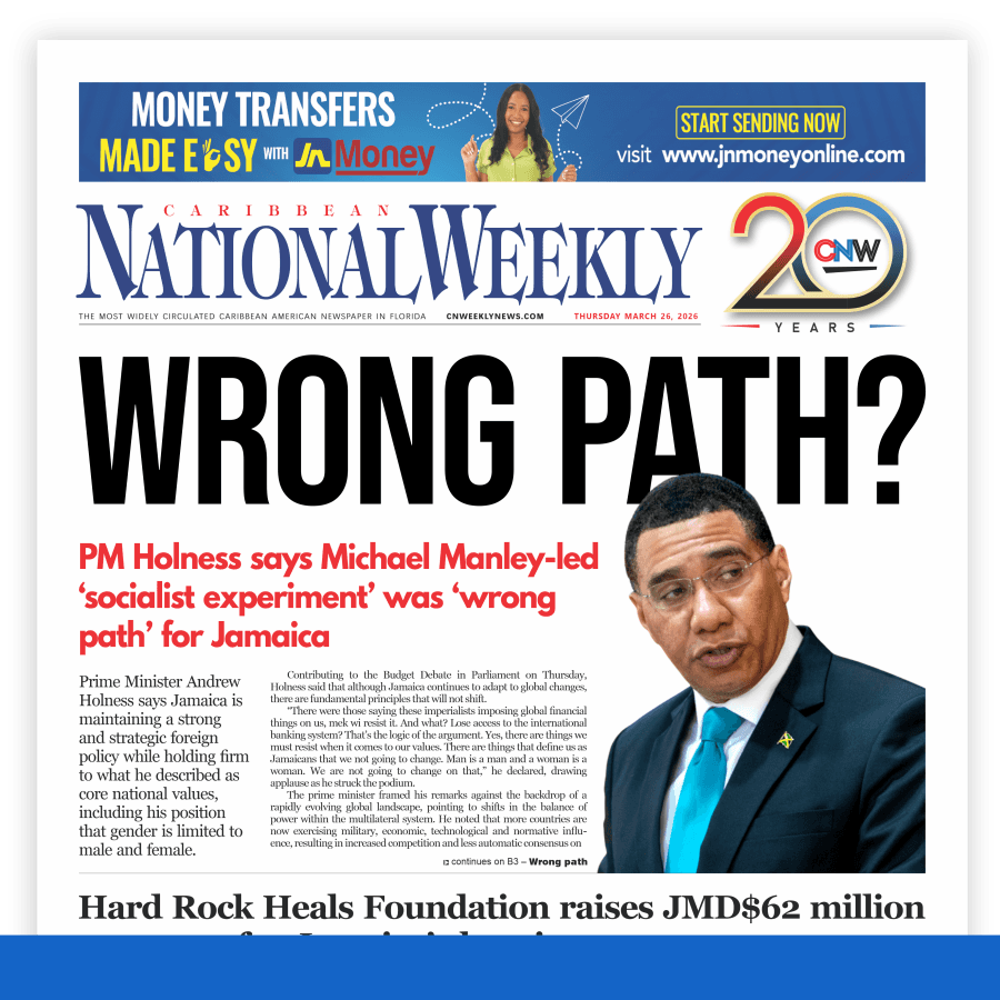 Caribbean National Weekly March 26, 2026