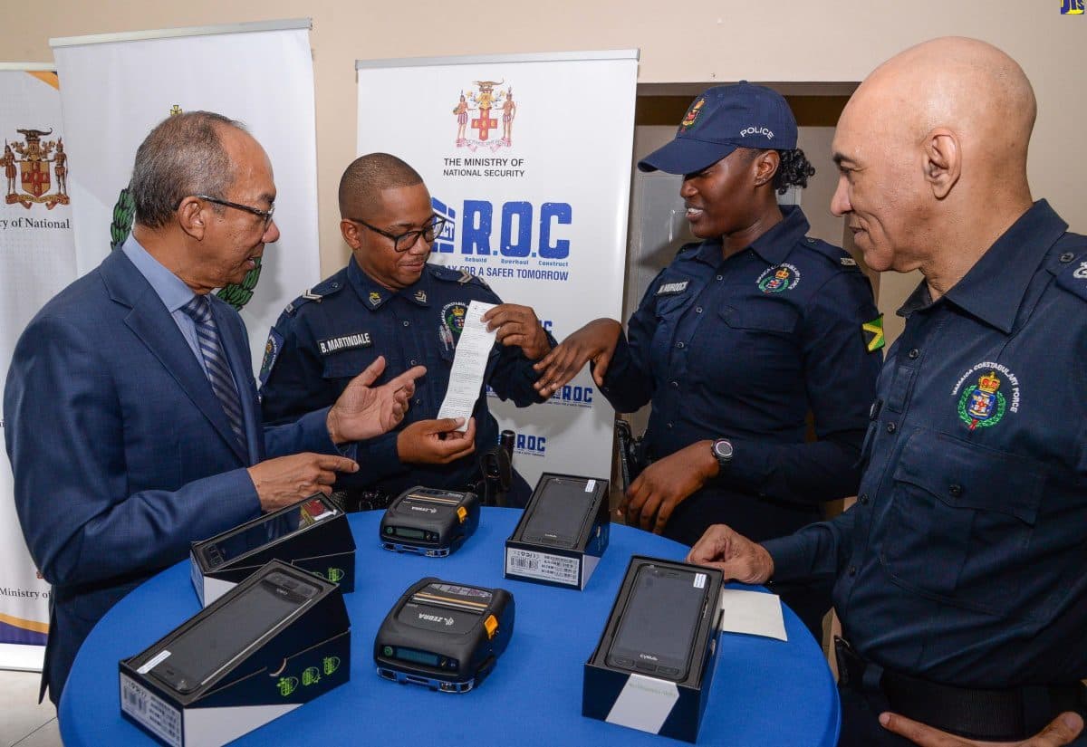 JCF boosts road safety efforts with addition of e-ticketing handsets