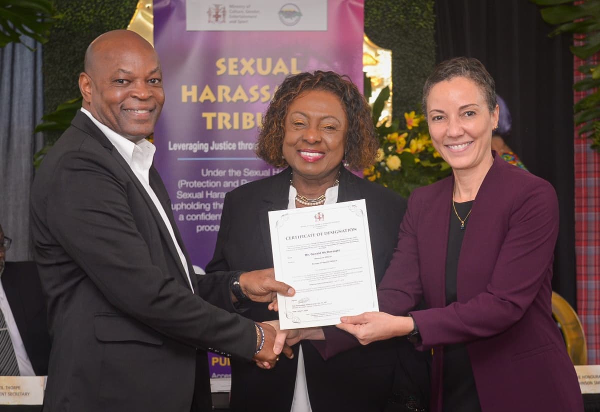 Jamaica swears in tribunal, officers to enforce sexual harassment law