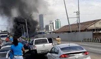 Several detained at fiery protest near Trinidad capital over fatal police shootings