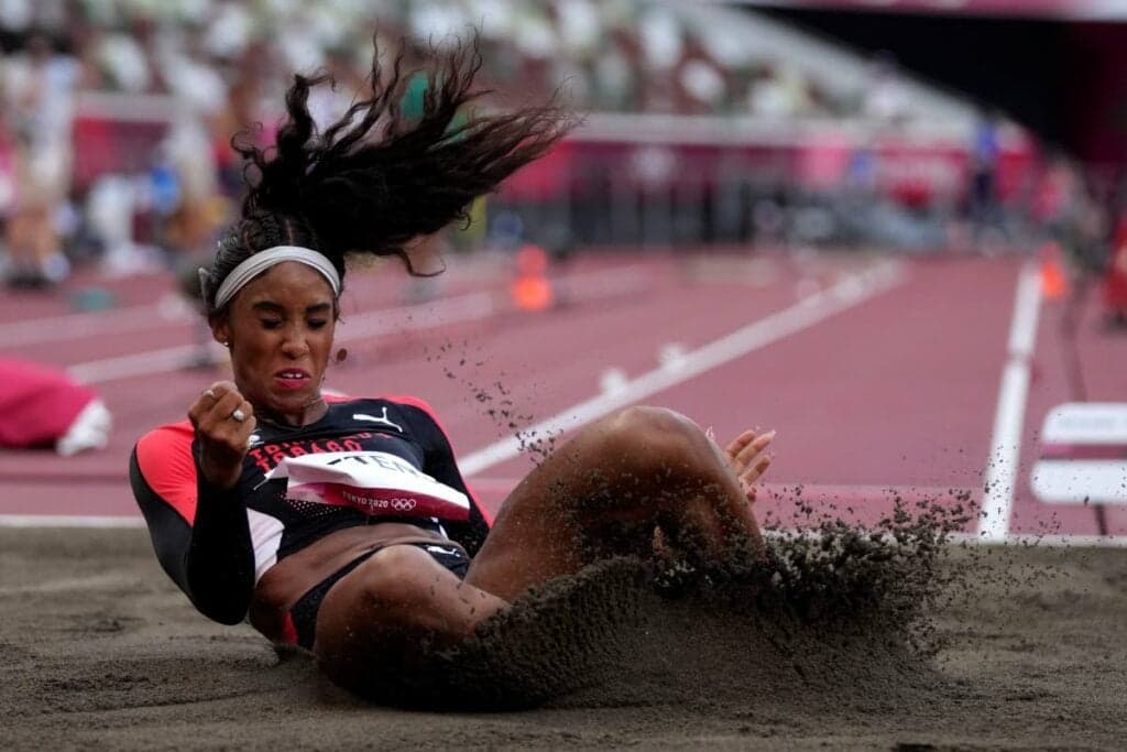 Tyra Gittens-Spotsville soars to new national indoor long jump record