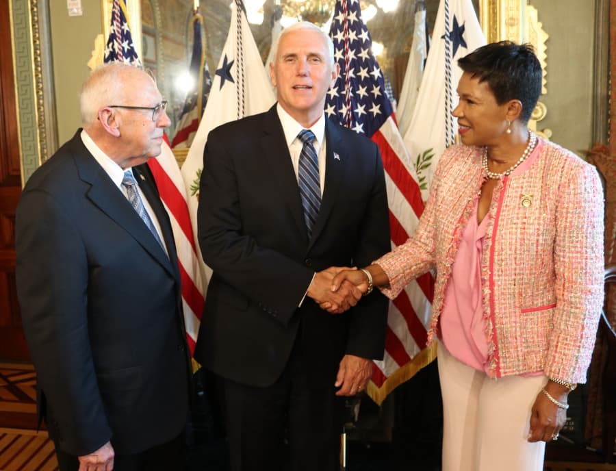 US Vice President Mike Pence Lauds Prime Minister Andrew Holness