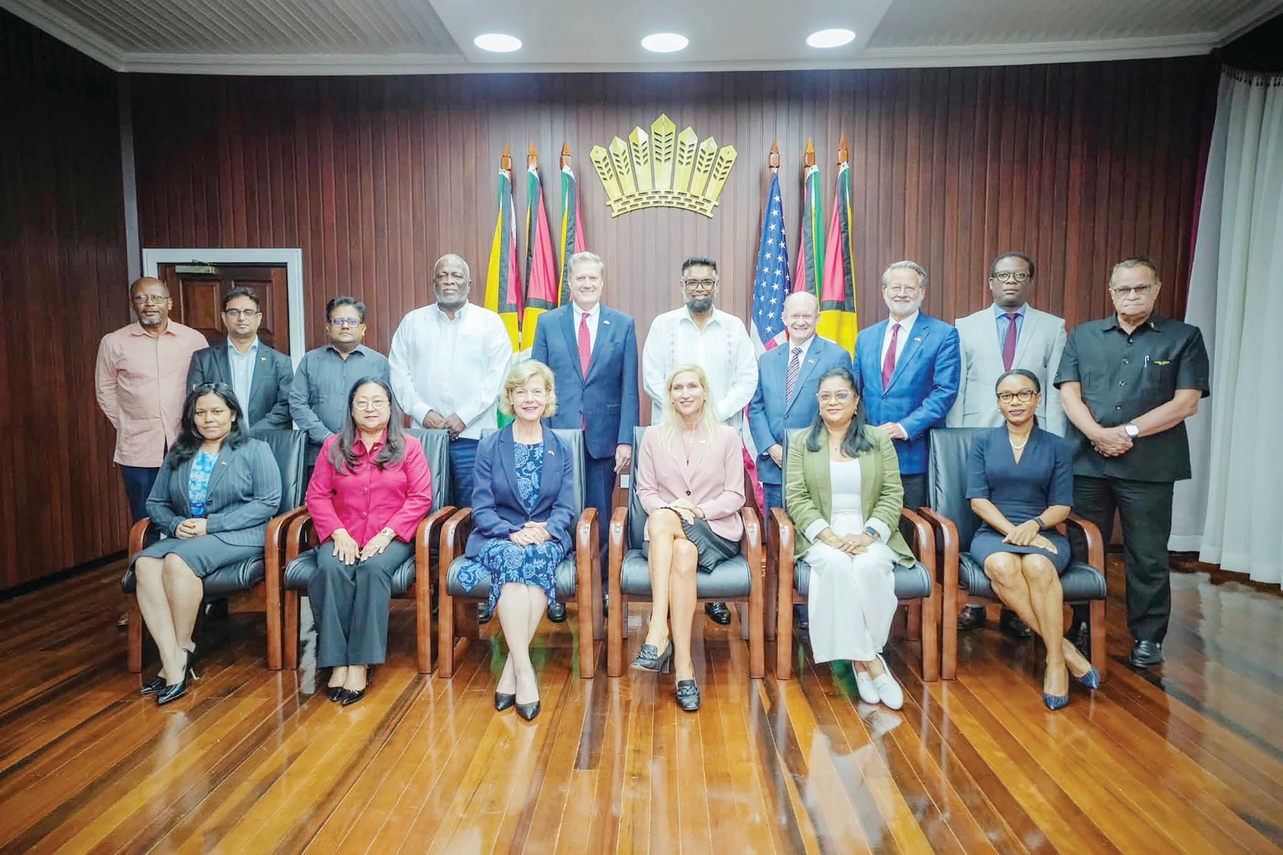 Guyana’s Ali holds talks with US lawmakers on security, regional stability