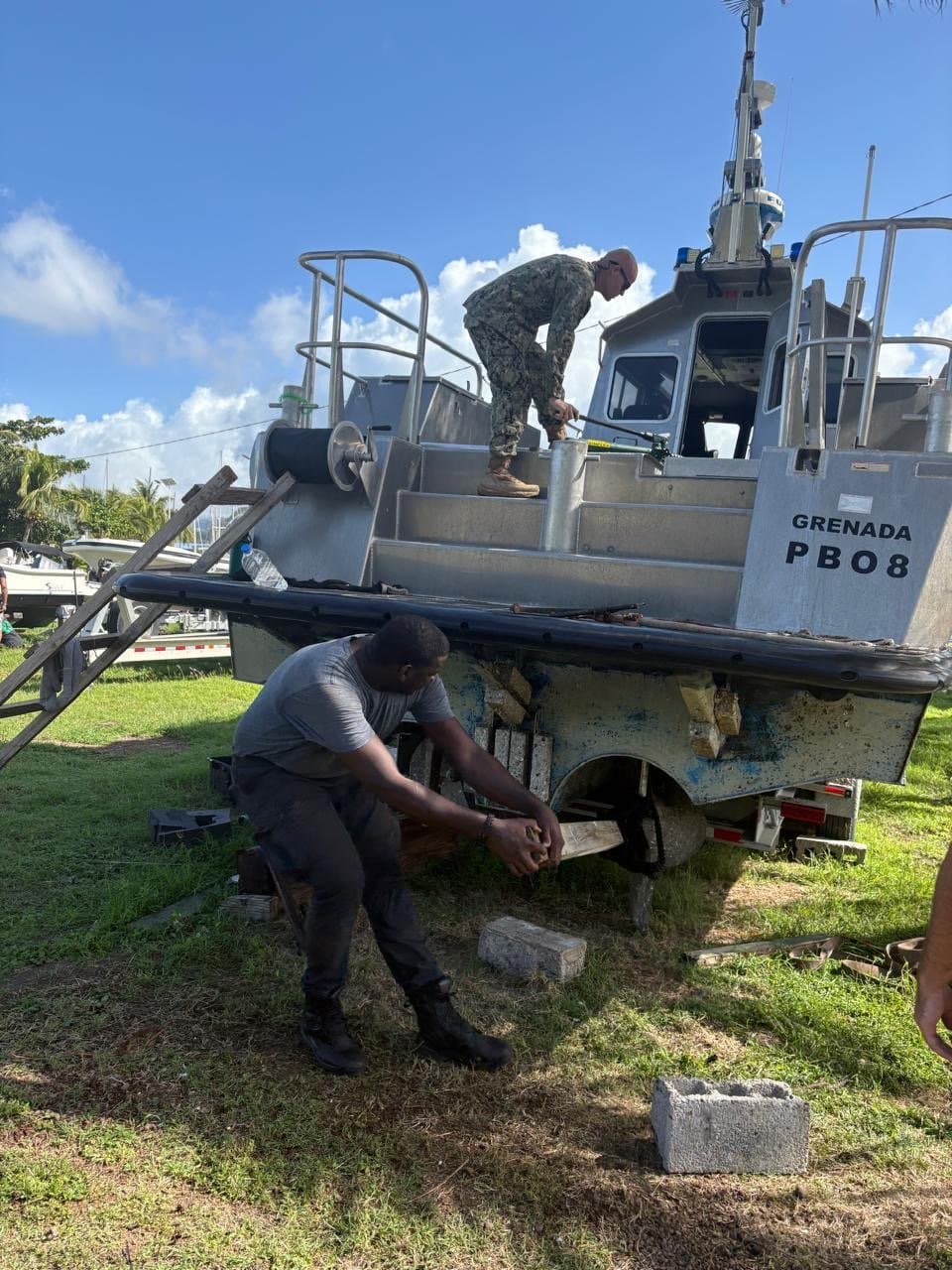 US technical team assists Grenada Coast Guard with maritime asset repairs