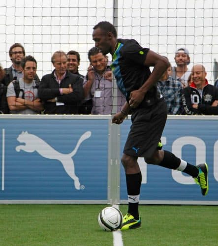 Usain Bolt, professional soccer player?