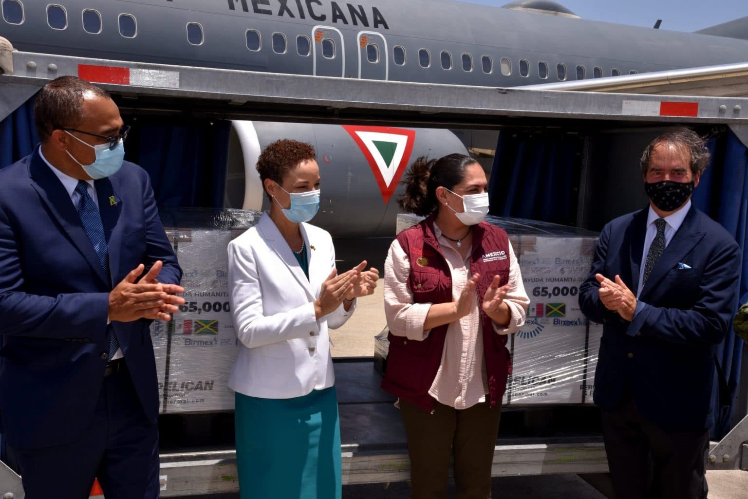 Jamaica Receives 65,000 Vaccine Doses from Mexico