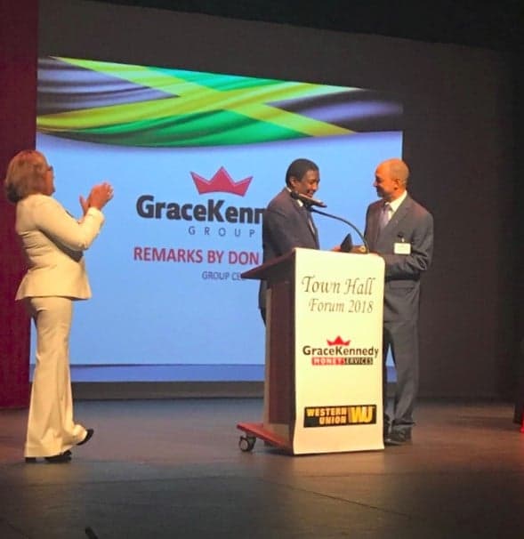 GraceKennedy CEO Don Wehby receives key to Broward County