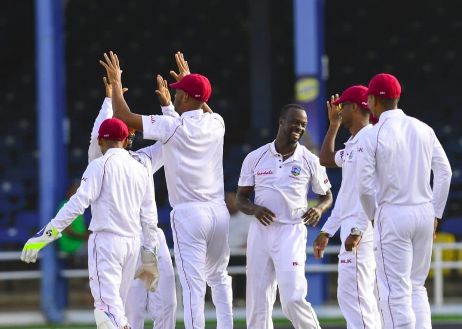 Windies takes command in first test against Sri Lanka