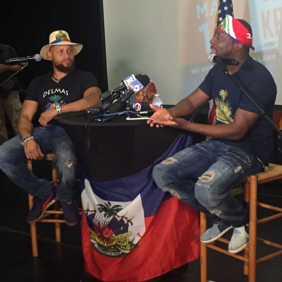 Wyclef celebrates Haitian Flag Day in Little Haiti