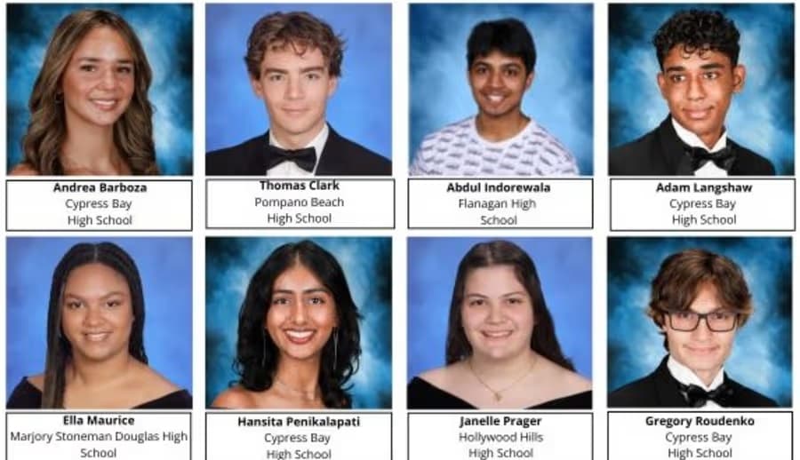 Eight Broward students win prestigious National Merit Scholarships