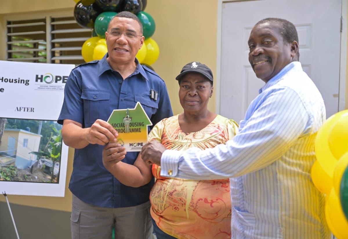 PM Holness announces housing grants amid mounting criticism of NHT’s effectiveness
