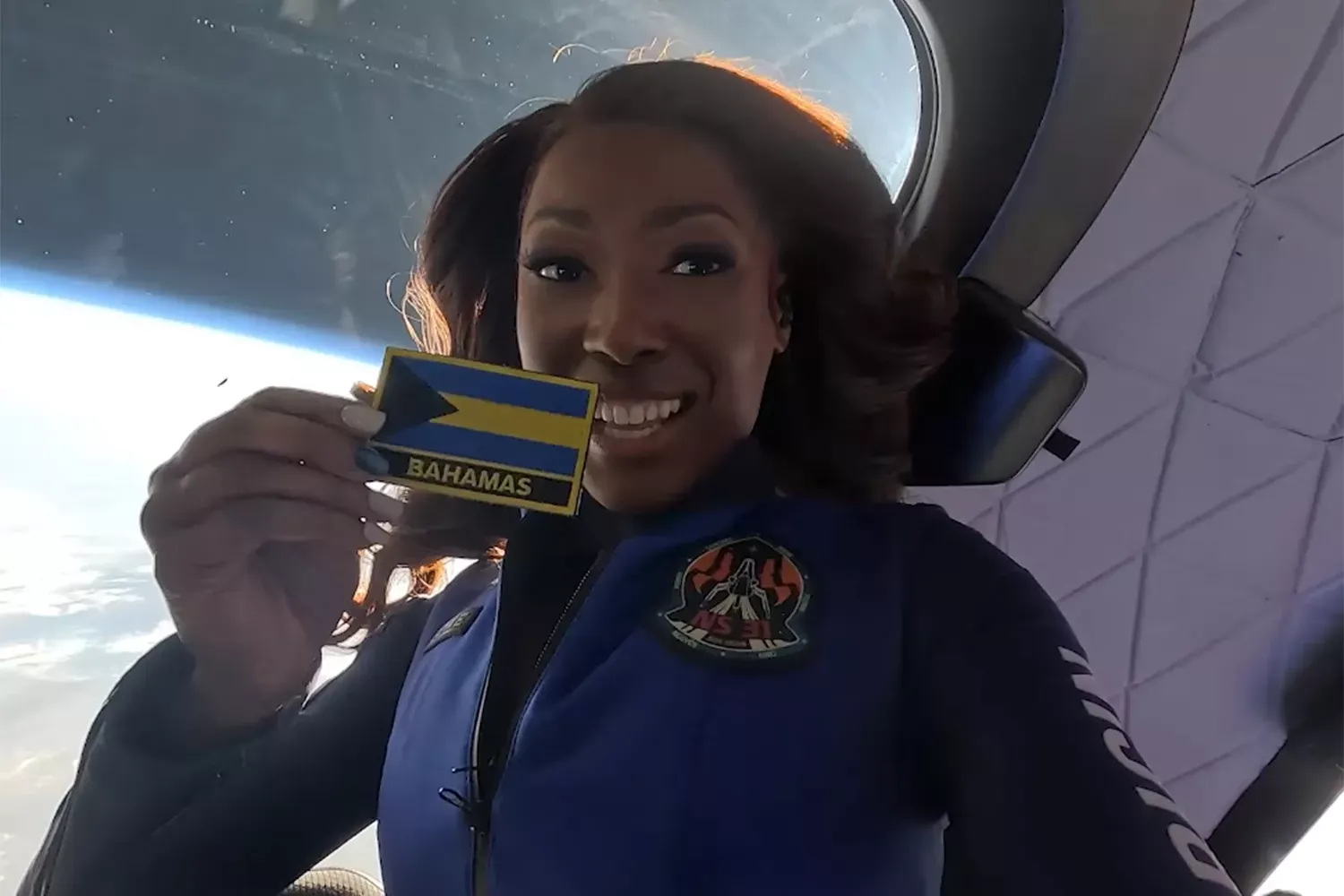 Bahamian-American Aisha Bowe part of Blue Origin's first all-female space crew