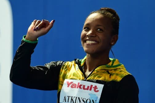 Atkinson holds fastest time this year for 50m breast stroke