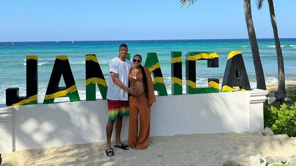 Retired American track star Allyson Felix and husband visit Jamaica for “babymoon”