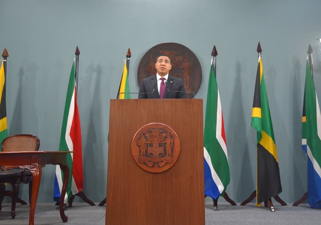 Prime Minister Andrew Holness Calls for Greater Access to COVID-19 Vaccines
