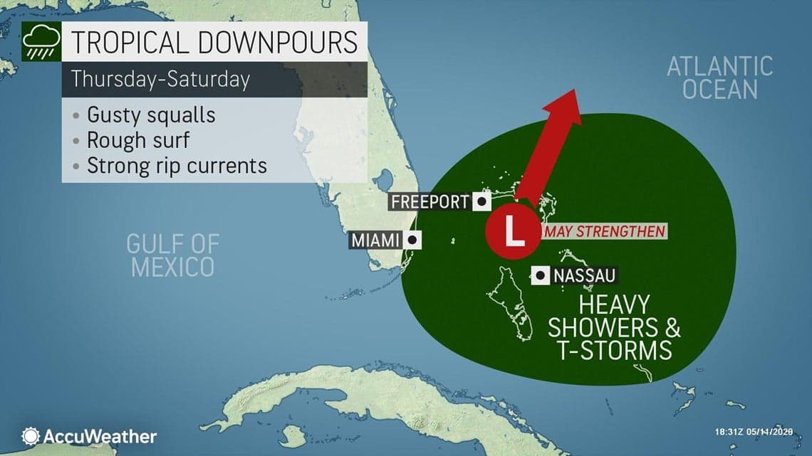 Bahamas Closely Monitoring Weather Disturbance, Tropical Storm Watch Issued for Other Islands