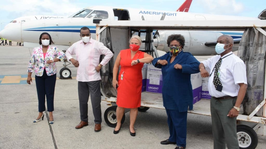 Barbados Receives Shipment of AstraZeneca Vaccines from Canada