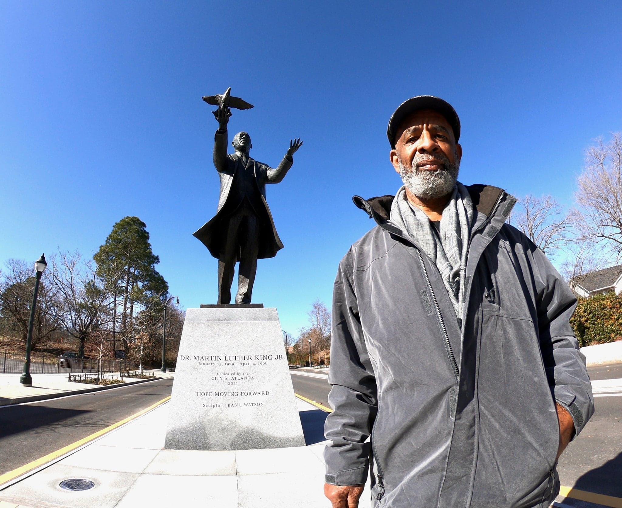 Jamaican Artist, Basil Watson, Who Sculpted Atlanta's New MLK Statue Says It Is "A Dream Come True"