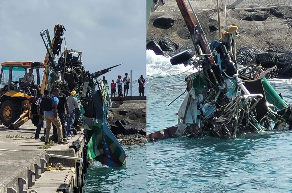Wreckage from plane crash in Bequia recovered