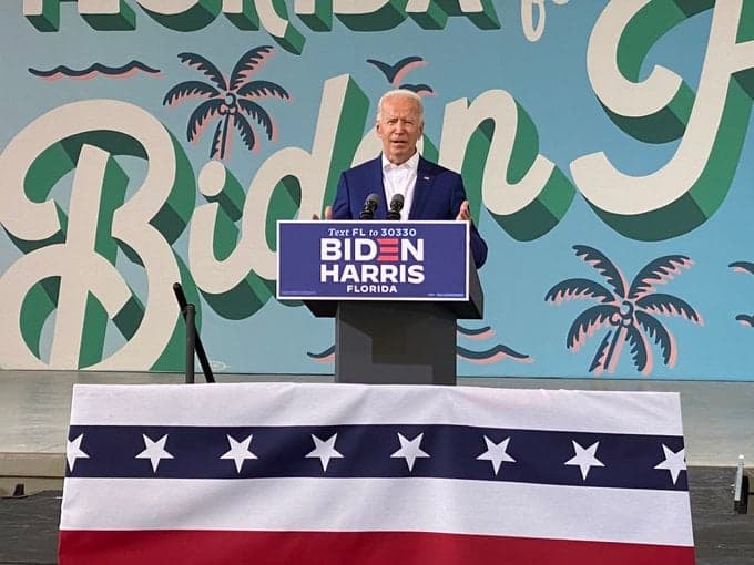 Democratic Nominee Joe Biden Courts Caribbean-Americans and Seniors During Broward Visit