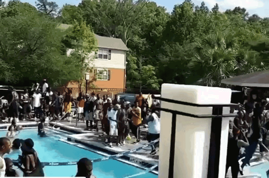 Teen arrested for body slamming elderly woman at pool party