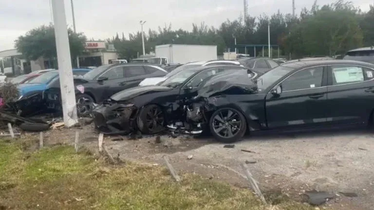 Crash at Miami Gardens dealership kills driver, wrecks multiple new cars