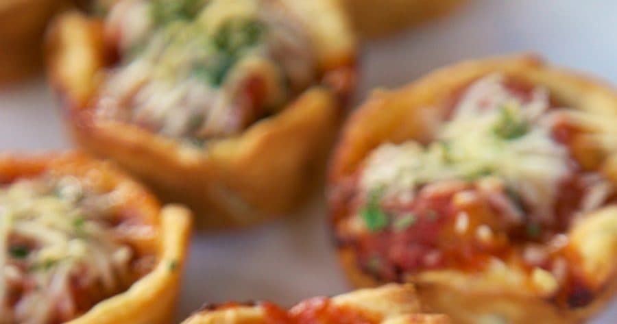 Chicken Parmesan Cupcakes